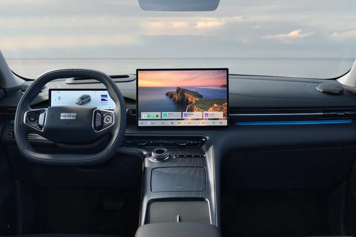 Geely Ex5 interior: l’abitacolo elettrico che alza l’asticella del comfort